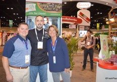 Winner of CalGiant's first annual Chef Invitational Luis Reyes flanked by Tom Smith and Cindy Jewell with CalGiant.